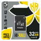 Карта Памяти Hi-Rali MicroSDHC 32gb UHS-1 10 Class & Adapter быстрая передача данных Чёрный - изображение 2
