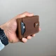 Зажим для денег на кнопке мужской коричневый Classic Button cognac - изображение 4