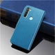 Чохол Clover для Samsung A21 2020 / A215F книжка з квіткою Бірюзовий Без Бренду - зображення 2