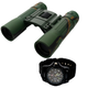 Комплект Бинокль Bushnell M100-10x25 компактный, складной, влагозащищенный, противоударный Camouflage + Мужские кварцевые часы - изображение 8