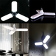 Світлодіодна складана лампа в патрон Е27 із трьома лопатями ZLight LED bulb 45W розкладний світильник комплект 2 шт. - зображення 3