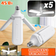 Світлодіодна складана лампа в патрон Е27 із трьома лопатями Z-Light LED bulb 45W розкладний світильник комплект 5 шт. - зображення 1