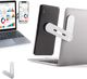 Тримач магнітний для телефону iMount Magnetic Phone Holder кронштейн для смартфона на кришку екрана ноутбука Сріблястий - зображення 2