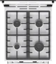 Kuchenka gazowa z piekarnikiem elektrycznym Gorenje GK5C61WF - obraz 6