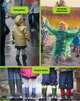 Детский Дождевик Размер L VelaSport Shield для девочек водонепроницаемый 6-10 лет Рост 120-135см. плащ Салатовый - изображение 4
