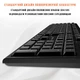 Комплект клавиатура и мышь проводной MEETION Combo Corded MT-C100 (RU/ENG раскладка) набор 2в1 Black - изображение 6
