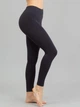Леггинсы бесшовные женские с высокой талией средней плотности Giulia Leggings model 1 Nero L/XL Черные - изображение 4