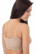 Tоп бесшовный женский на тонких бретелях Giulia Brassiere Naturalle S/M Бежевый - изображение 2