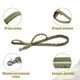 Поводок для собак Harness тактичний Зелений, 100-150см (039-GREEN) - зображення 2