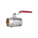 Кран шаровой SD Plus 1" 1/2 ВР для воды (рычаг) SD600NW40PN40 - изображение 1