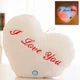 Подушка-нічник Серце Glows Heart Pillow із батарейками - зображення 1