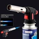 Газовая горелка с пьезоподжигом "Multi Purpose Torch № 504С" Чёрно-красная, газ горелка для баллона (1009521-Black) - изображение 6