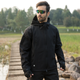 Тактична куртка / вітровка Pave Hawk Softshell black XXXL - зображення 9