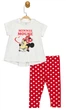 Комплект (футболка, штани) Minni Mouse 92 см (2 роки) Disney MN17357 Біло-червоний 8691109876065 - зображення 1