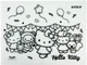 Підкладка-розмальовка Kite Hello Kitty Силіконова 30х40 см (HK22-424) - зображення 1