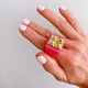Кольцо для женщины Обране "Juicy Pink" (0127) - изображение 2