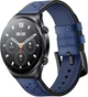 Кожаный Ремешок Classico для Xiaomi Watch S1 (Acttive) Blue (28940-28) - изображение 1