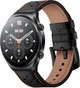 Кожаный Ремешок Classico для Xiaomi Watch S1 (Acttive) Black Orange (28940-54) - изображение 1