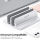 Вертикальная подставка для ноутбука Omoton Laptop Vertical Stand Silver (LD02) - изображение 2