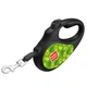 Поводок-рулетка для собак WAUDOG R-leash, рисунок "Авокадо", XS, до 12 кг, 3 м, светоотражающая лента - изображение 4