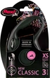 Smycz automatyczna FLEXI Classic XS 3m czarna (4000498022429) - obraz 2