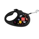 Поводок-рулетка для собак WAUDOG R-leash, рисунок "NASA", S, до 15 кг, 5 м, светоотражающая лента - изображение 1