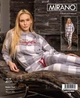 Теплый женский серый костюм в клетку (кофта и штаны) микрофлис Mirano S/M - изображение 1