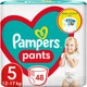 Подгузники-трусики Pampers Pants Размер 5 Эластичные 48 штук 12-17 кг Удобные практичные - изображение 1