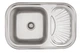 Кухонная мойка KRONER (KRP) Satin-7549 D0.8T180 - изображение 1