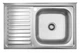 Кухонная мойка KRONER (KRP) Satin-5080R D0.8T180 - изображение 1