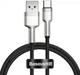 Кабель Baseus Cafule Series Metal Data Cable USB to Type-C 66W 1m Black - зображення 1
