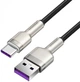 Кабель Baseus Cafule Series Metal Data Cable USB to Type-C 66W 1m Black - зображення 2