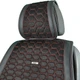 Премиум накидки для передних сидений Beltex Monte Carlo 2 шт Black-red (BX81160) - изображение 3