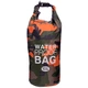 Гермомешок 10 л водонепроницаемый рюкзак Waterproof Bag оранжево-коричневый TY-6878-10 - изображение 3