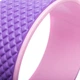 Колесо для йоги масажне кільце для йоги Zelart Fit Wheel Yoga 1749 Violet-Pink - зображення 3