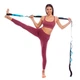 Лента для растяжки с дверным якорем Record Stretch Strap My Fit 6907 14 петель голубой-черный - изображение 8