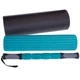 Масажний ролик ролер 3 в 1 Foam Roller Zelart Fit 5715 45x16 см Black-Mint - зображення 1