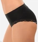 Женские высокие трусы с кружевом Sielei 1269 Nero 46(L) Черный - изображение 2