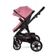 Детская коляска-трансформер Lorell Kids Lora set-1 3 в 1 ножной тормоз 68х88х32 см Розовый (10021282189-LR) - изображение 6
