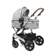 Детская коляска-трансформер Lorell Kids Lora set-1 3 в 1 ножной тормоз 68х88х32 см Серый (10021282115-LR) - изображение 2