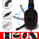 Игровой комплект клавиатура и мышь наушники коврик 4в1 Linmoni GF-500Kit с RGB подсветкой для геймеров - изображение 10