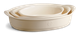 Форма для запекания овальная Emile Henry Ovenware 27х17,5 см кремовая (029050) - изображение 4