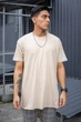 Оверсайз Without футболка L/XL Бежевый (8042938) - изображение 1