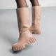 Сапоги женские Fashion Alvira 3799 40 размер 25,5 см Бежевый - изображение 7