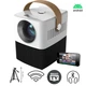 SMART проектор на ANDROID портативний XPRO PANOPLUS ZEBRA (3000 lumen) з підключенням до iOS та Android для офісу, домашнього кінотеатру + Аеромиш (15415_651) - зображення 1
