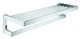 Держатель для полотенец с полкой GROHE Selection Cube 40804000 600мм прямоугольный металлический хром - изображение 3