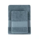 Рушник махровий Lotus Home - Dena navy сіро-синій 50*90 - зображення 2