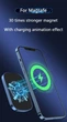 Портативна Батарея для iPhone MagSafe Wireless Power Bank JYD-PB16 10000mAh |Type-c, Qi, 15/20W, PD/QC| Blue - зображення 4