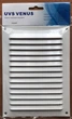 Вентиляційні грати 200х150 мм металеві білий MVR 1520 W - зображення 1