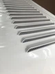 Вентиляційні грати 100х200 мм металеві білий MVR 1020 W - зображення 9